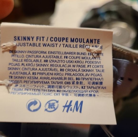 H&M Woman's Skinny Fit adjustable Waist, Size: 12 - Picture 15 of 16